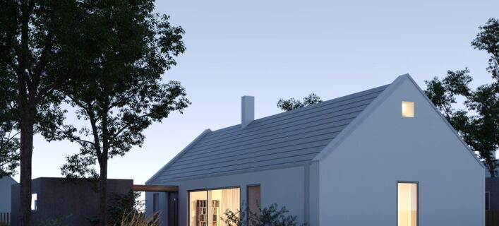 Bílé domy Tasovice