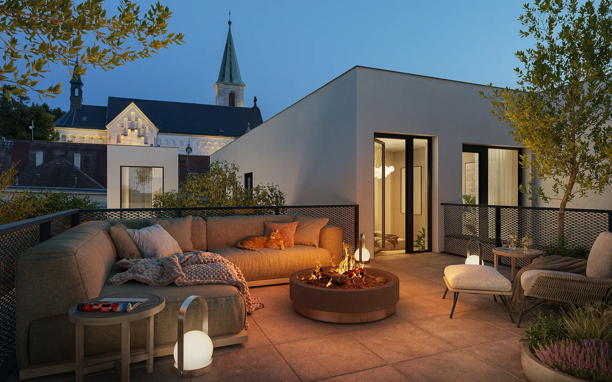 Mezi vilami Čakovice